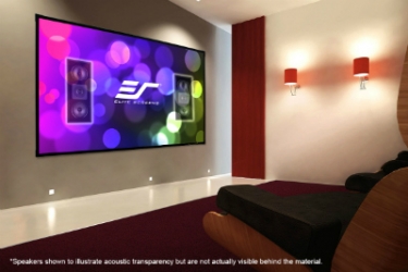 Elite Screens Aeon AUHD Screen Complements Discreet Installations