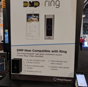 DMP Security System Integrates with Ring Video Doorbells