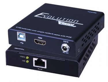 Vanco Evolution HDMI Extender with KVM and PoE Extends Signals 160 Feet