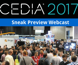 CE Pro Presents: Julie Jacobson’s Ultimate CEDIA 2017 Preview