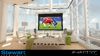 CE Pro Hands On: Stewart Phantom HALR Screen Redefines Video Projection