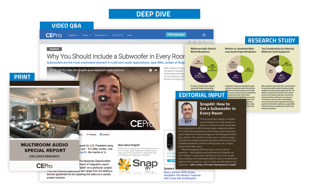 CE Pro Deep Dives